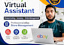 manage your ebay store as a professional virtual assistant